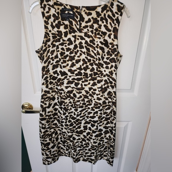 Jones New York size 10 short printed dress - Picture 1 of 3